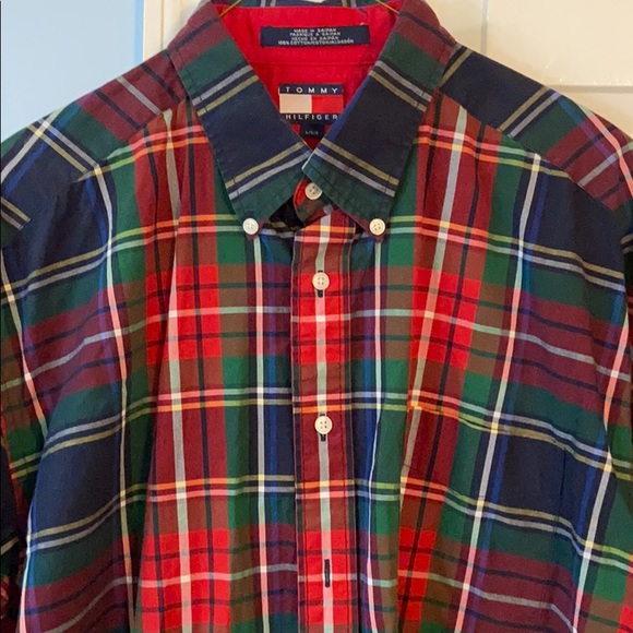 Men’s short sleeved Tommy Hilfiger shirt Large - Picture 3 of 4